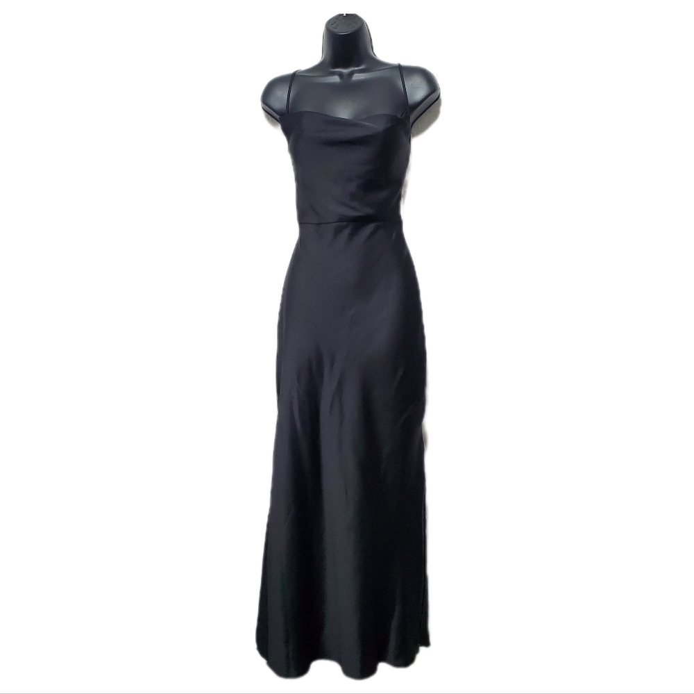 Taylor Women's Sleeveless Black Slip Dress Size 8